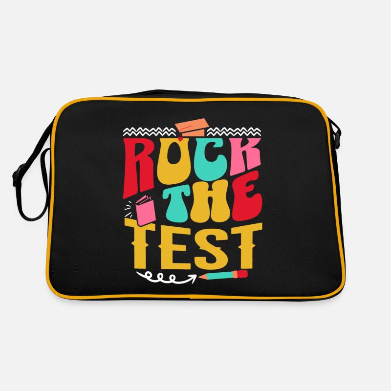Rock The Test Examen Fin D'Année Enseignant Sac Retro
