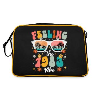 40eme Anniversaire Femme 1983 40 Ans Anniversaire - Sac Retro - noir/or - Dos