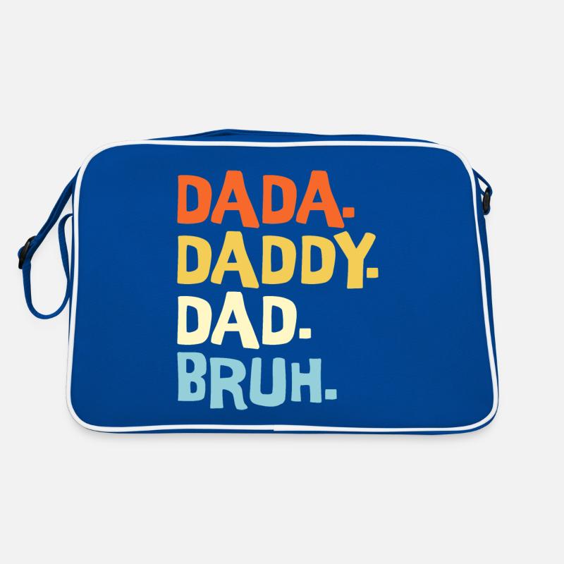 Dada Papa Bruh Vatertagsgeschenk 2023 Retro Tasche
