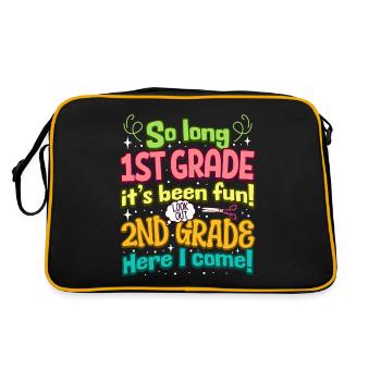 End of primary CP CE1 back to school - Retro Bag - black/gold - Back