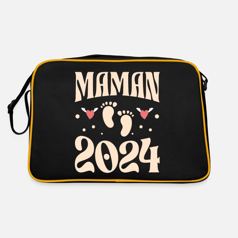 Future Naissance Grossesse Future Maman 2024 Sac Retro