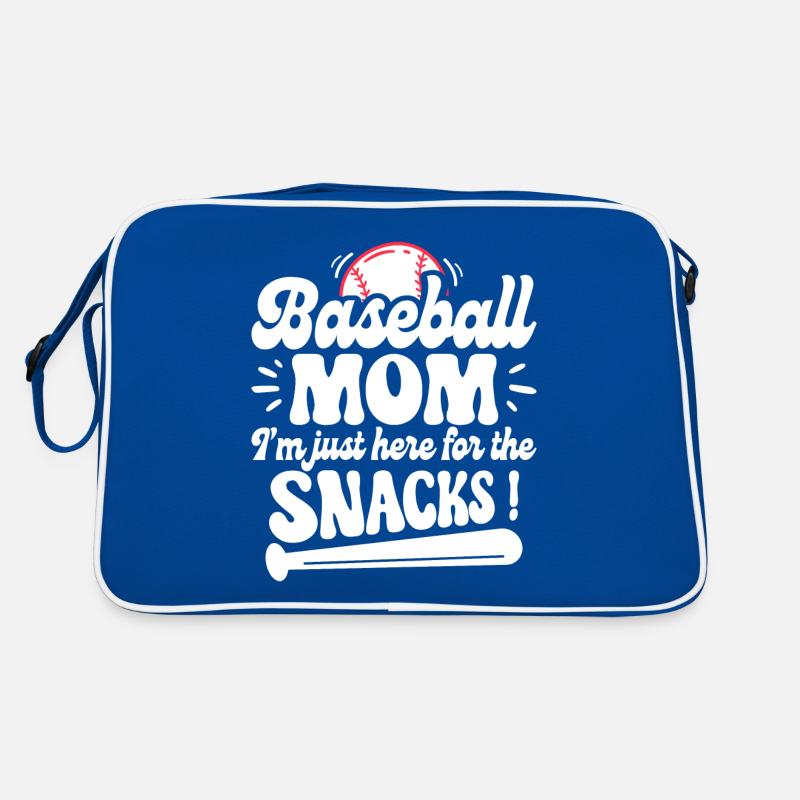 Humor Mom Baseball Supporter Retro Bag