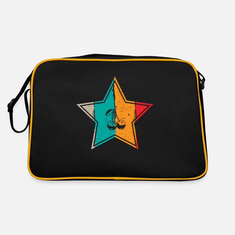 Cherry Retro Fruit Summer Star Gift Retro Bag