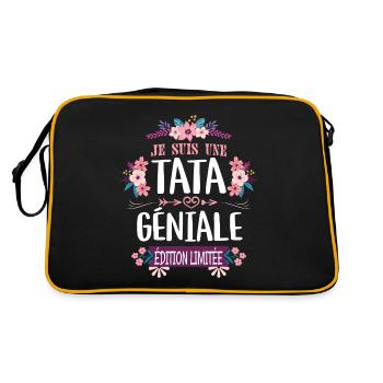 Tata Géniale Édition Limitée Tante Tatie Géniale - Sac Retro - noir/or - Dos