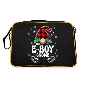 Christmas Family Gnome E-Boy - Retro Bag - black/gold - Back