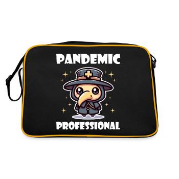 Humour Infirmière Médecin de La Peste Docteur - Sac Retro - noir/or - Dos
