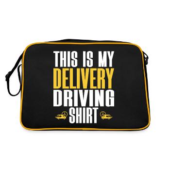 Humor Driver Delivery Driver - Retro Bag - black/gold - Back