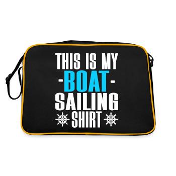 Seaman Boat Driver Captain - Retro Bag - black/gold - Back