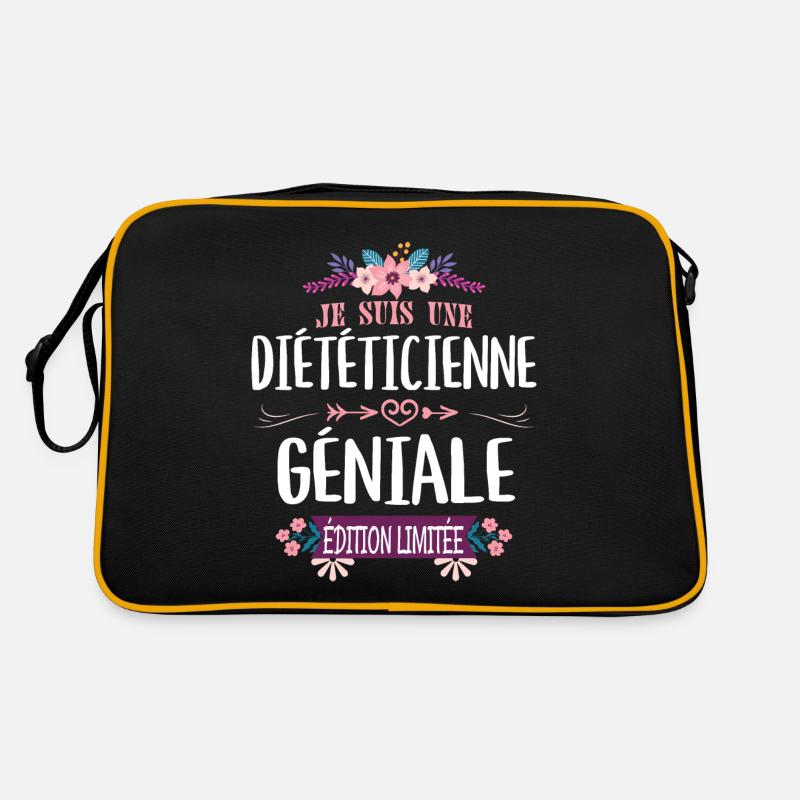 Édition Limitée Diététicienne Géniale Sac Retro