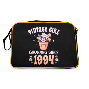 Vintage Year 1994 Birthday Woman 30 Years - Retro Bag - black/gold - Back