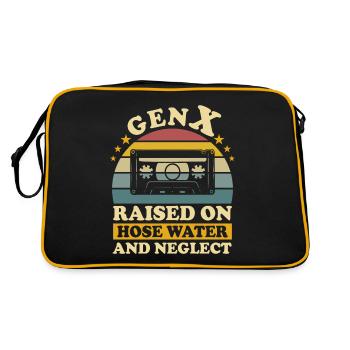 Generation X Humor - Retro Bag - black/gold - Back