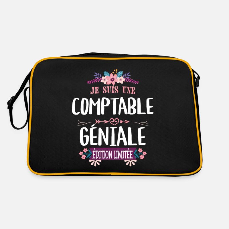 Femme Édition Limitée Comptable Géniale Sac Retro