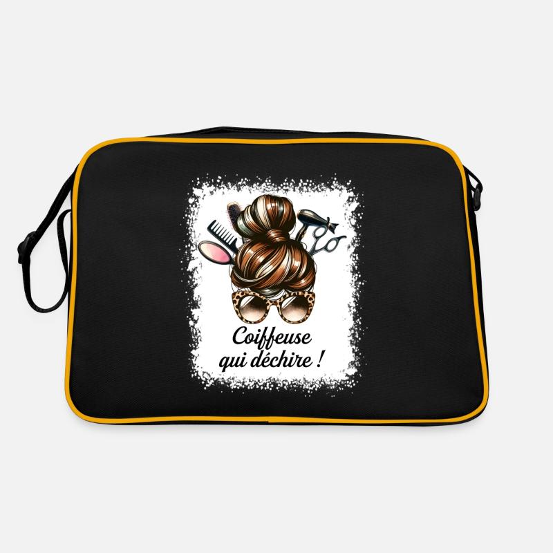 Chignon Coiffeuse Qui Déchire Super Coiffeuse Sac Retro
