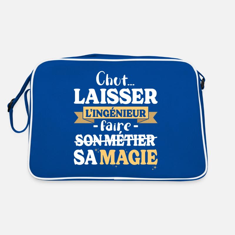 Engineer does his magic Humor genius Retro Bag