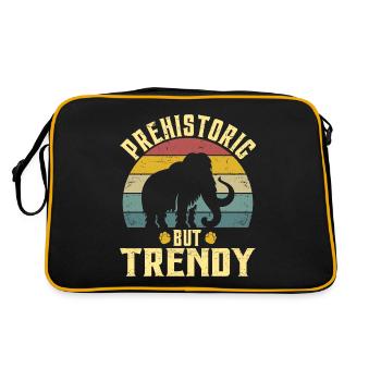 Mammouth Laineux Préhistorique Mammouth Homme - Sac Retro - noir/or - Dos