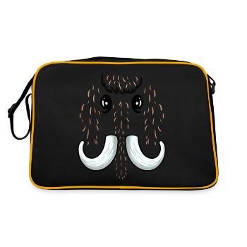 Humour Mammouth Laineux Costume Mammouth Homme - Sac Retro - noir/or - Dos