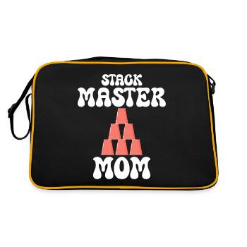 Cups Stacker Sport Stacking Maman - Sac Retro - noir/or - Dos