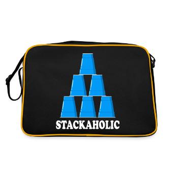 Cup Stacing Stackaholic Sport Stacking - Sac Retro - noir/or - Dos