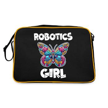 Papillon Robot Robotique Fille - Sac Retro - noir/or - Dos