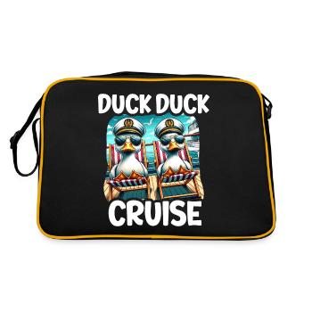 Humour Croisière Vacances - Sac Retro - noir/or - Dos
