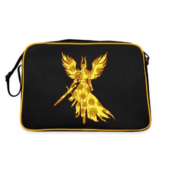 Fleurs Femme Viking Maman Valkyrie - Sac Retro - noir/or - Dos