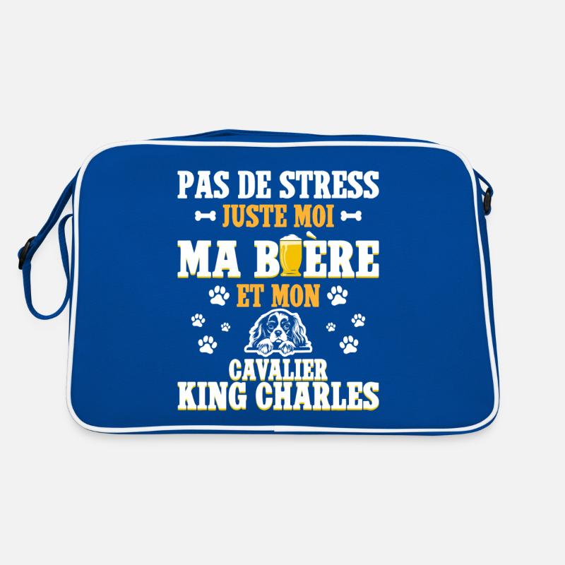 Bière Papa Chien Cavalier King Charles Sac Retro