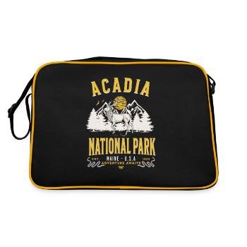 Acadia Nationnal Park since 1929 - Retro Bag - black/gold - Back