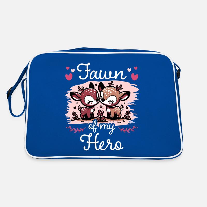 Rehkitz Liebe Romantische Idee Paar Retro Tasche