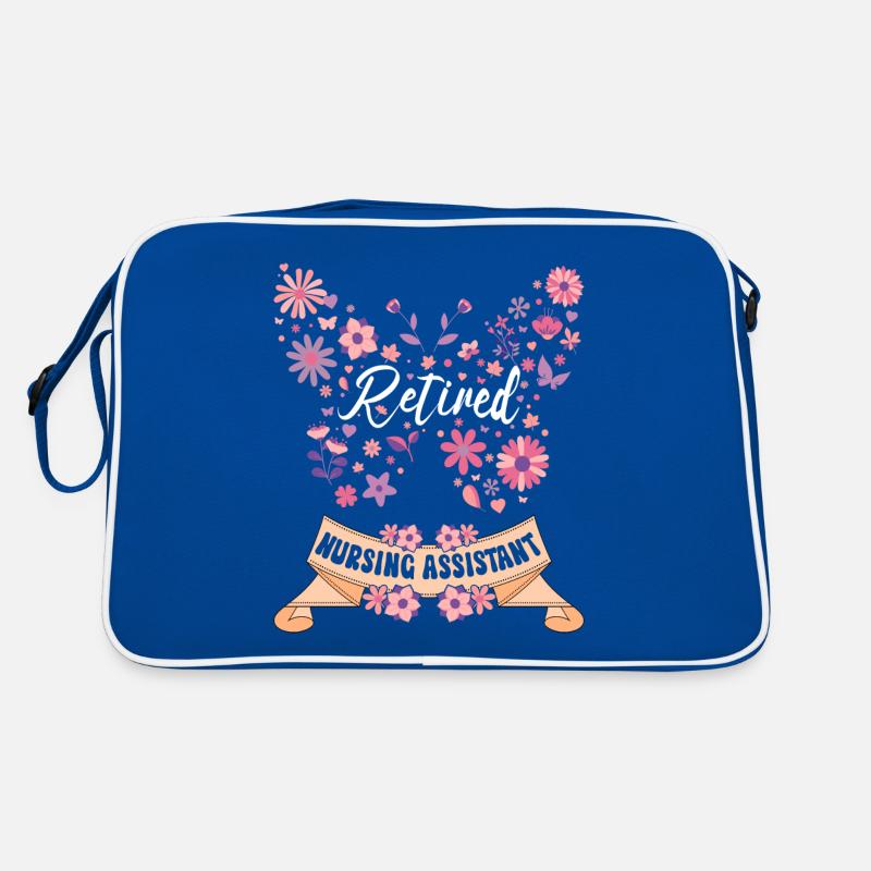 Retired Female Nursing Assistant Retirement Retro Bag