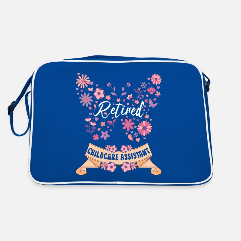 Pensionierte Tagesmutter im Ruhestand Retro Tasche