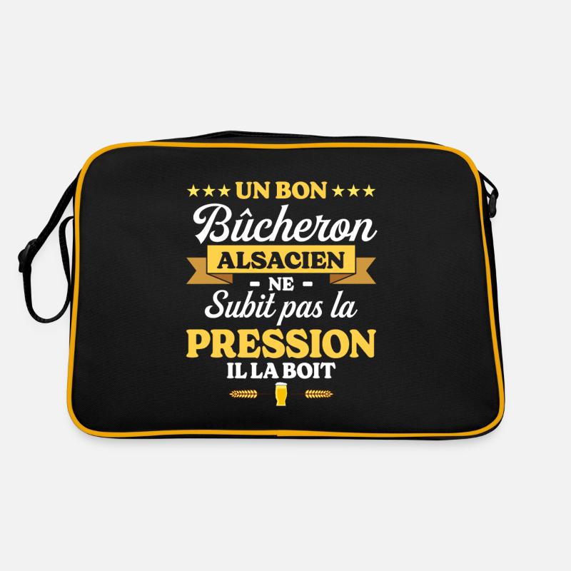 Bûcheron Alsacien Alsace Bûcheron Sac Retro