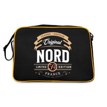 Nord Département France - Sac Retro - noir/or - Dos