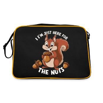 Blague Drôle Humour Adulte - Sac Retro - noir/or - Dos