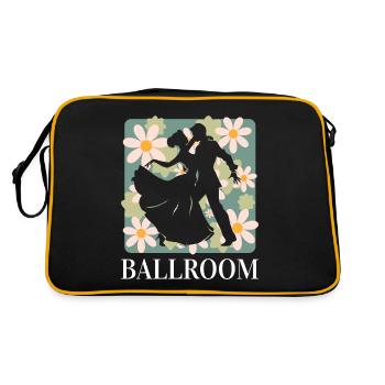 Femme Danseuse De Salon Danse De Bal - Sac Retro - noir/or - Dos