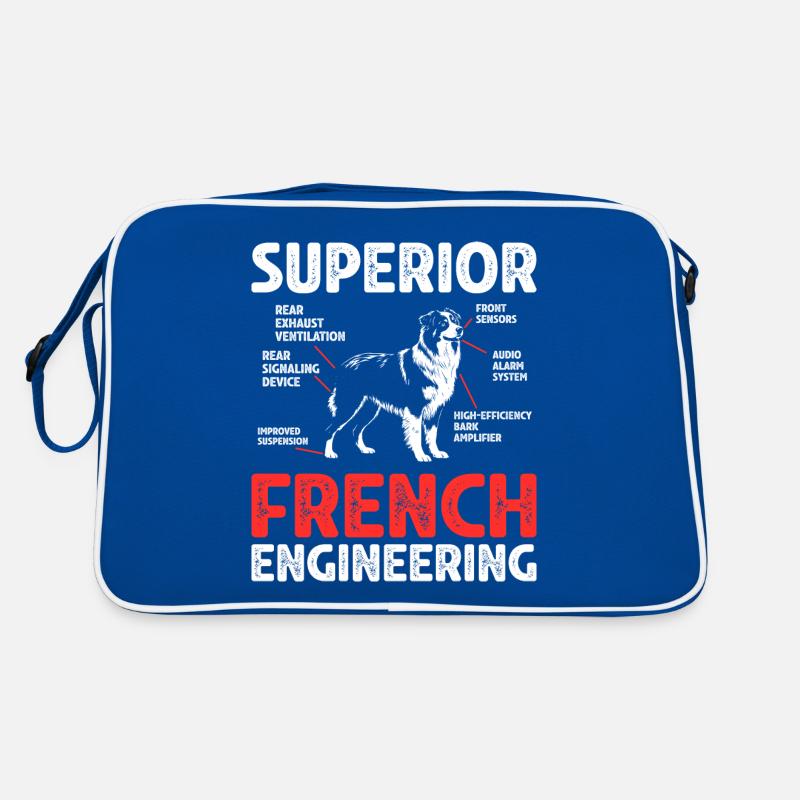 Humor Gift Australian Shepherd Dog Retro Bag