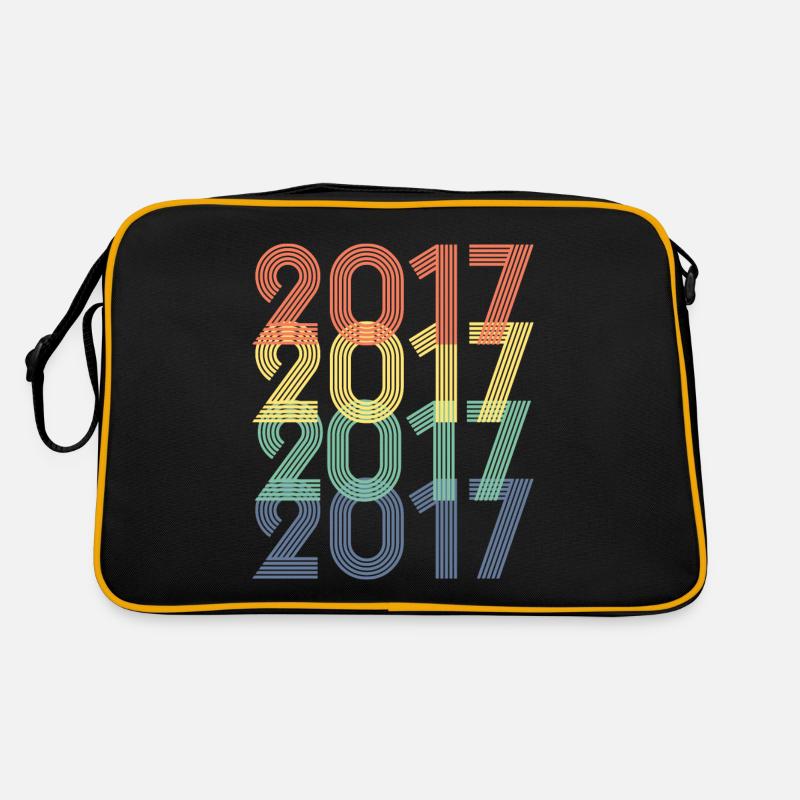 Cool Retro 2017, 6 Years Old, 6th Birthday Kids Retro Bag