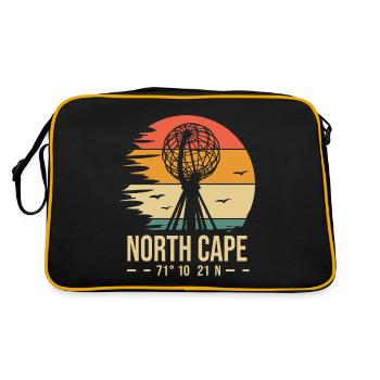 North cape north nordkap - Retro Bag - black/gold - Back