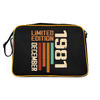 December 1981 - 1981 December - Retro Bag - black/gold - Back