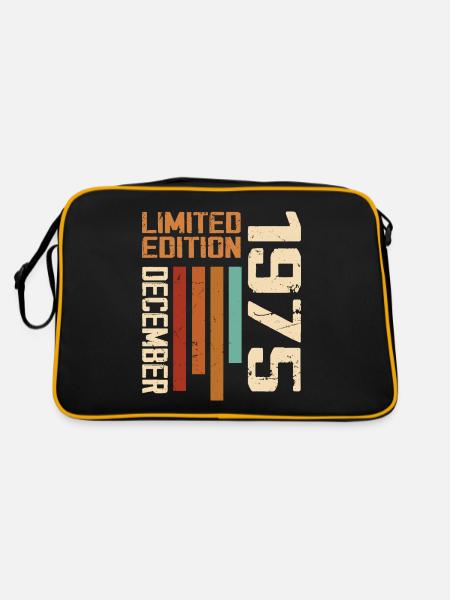 December 1975 - 1975 December - Retro Bag - black/gold - Back