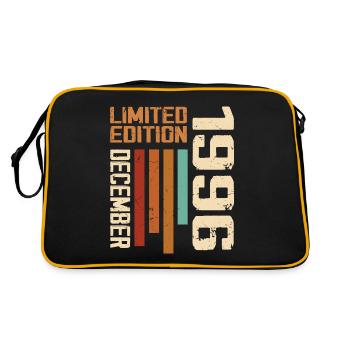 Dezember 1996 - 1996 Dezember - Retro Tasche - Schwarz/Gold - Hinten