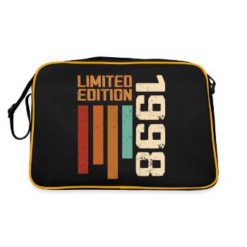 Vintage 1998 Cadeau d’anniversaire 1998 Retro 1998 - Sac Retro - noir/or - Dos