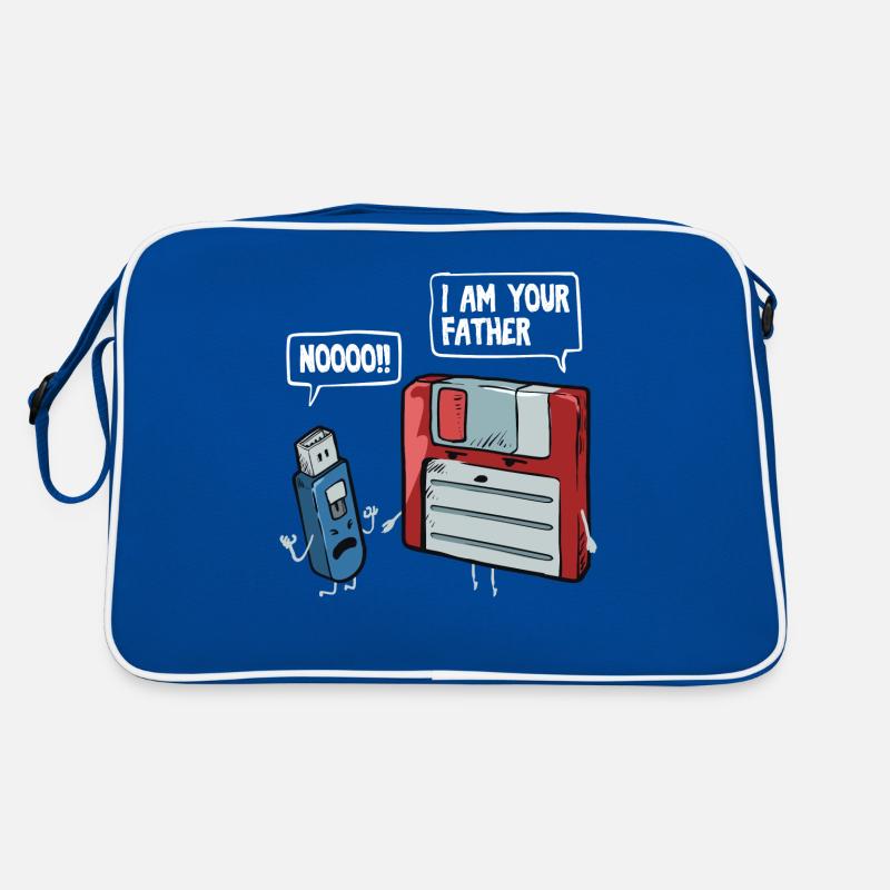 Floppy & USB Stick Gift for Computer Nerds Retro Bag