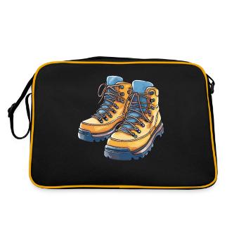 Hiking Boots - Retro Bag - black/gold - Back