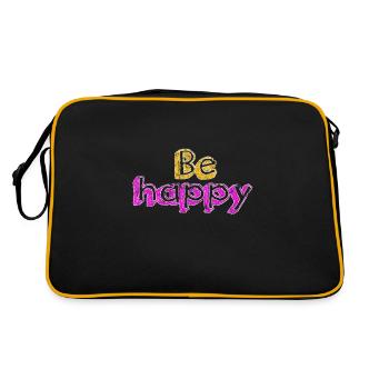 saying - Retro Bag - black/gold - Back