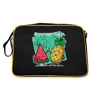 Tropical - Retro Bag - black/gold - Back
