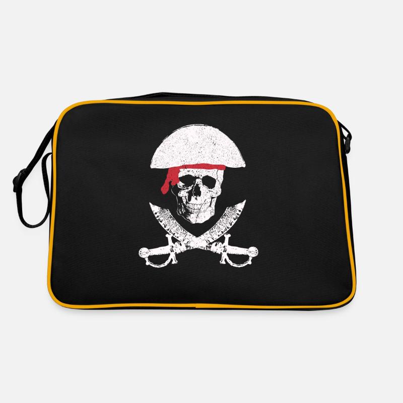 pirate - Sac Retro - noir/or