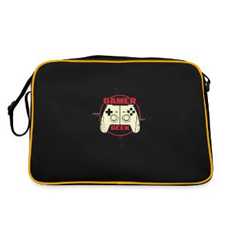 gamer - Retro Bag - black/gold - Back
