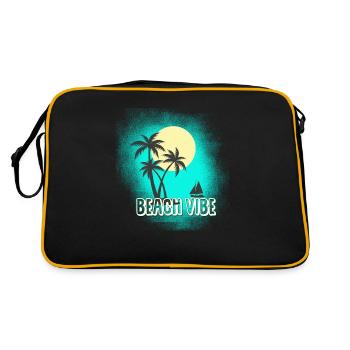 Plage - Sac Retro - noir/or - Dos