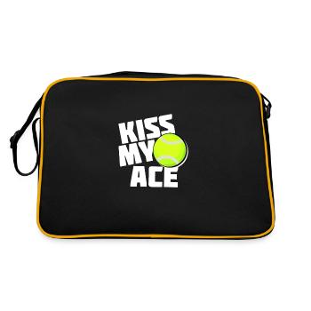 sportif - Sac Retro - noir/or - Dos