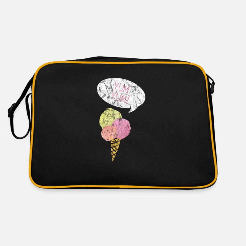 Crème glacée d’été Idée cadeau Sac Retro
